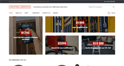 Desktop Screenshot of industrialabrasives.co.za