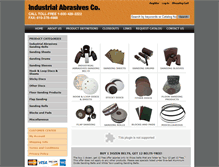 Tablet Screenshot of industrialabrasives.com